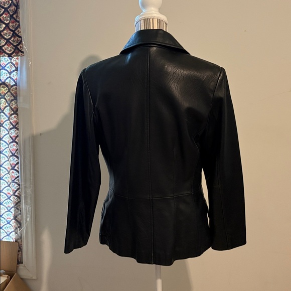 Jones New York 1990’ genuine leather jacket size S - Picture 3 of 7